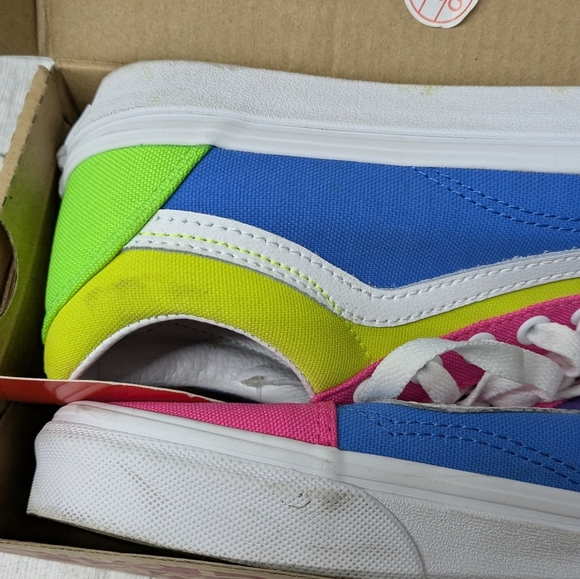 Vans Women Colorful Athletic Shoes - Pink, Blue, Purple, Green - Picture 3 of 9